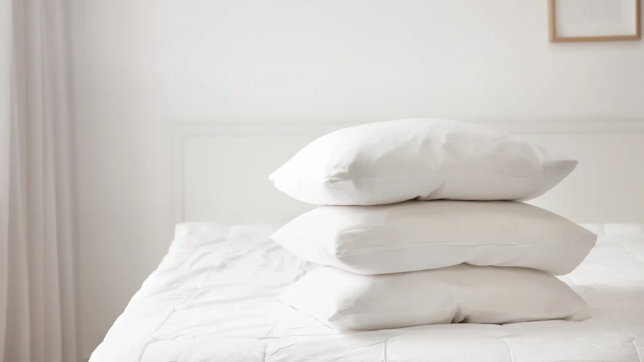 Close up on a plate of mashed potatoes, topped with baked pork chops with cream of mushroom soup, and a side of green beans.